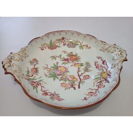 Confiturier pâte opaque 1875 Sarreguemines minton 252 diam 23 cm