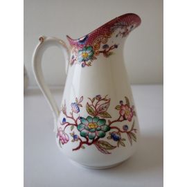 Laitière forme Zed ou Pot à lait HT 13.5 cm en porcelaine Sarreguemines décor n°216