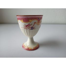 1 Coquetier ht 6.4 cm diam 5 cm porcelaine Sarreguemines décor n°216