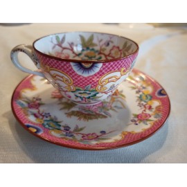 Lot 1 tasse Orientale avec 1 soucoupe porcelaine Sarreguemines minton 216 réf 216-TS-2